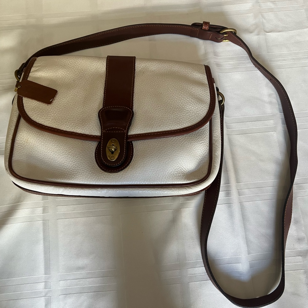 Coach Sheridan Mayfield Bag White/Tan